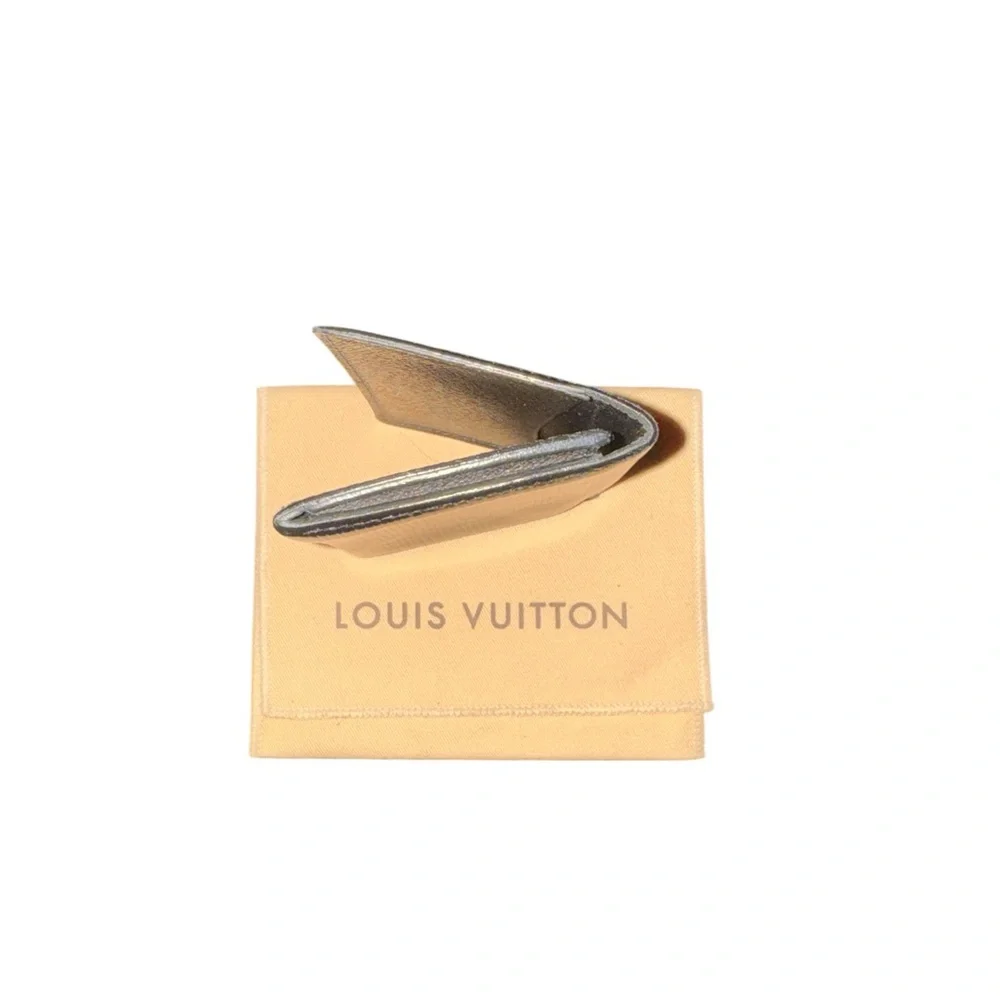 Louis Vuitton Epi Enveloppe Carte de Visite Card Case W/ Dusty